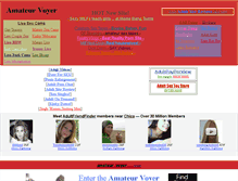 Tablet Screenshot of amateurvoyer.com